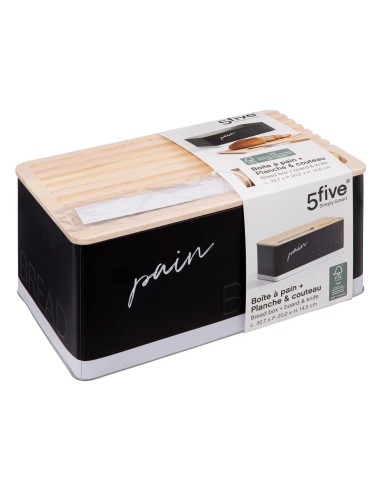 Boite À Pain Color Édition Noir Five