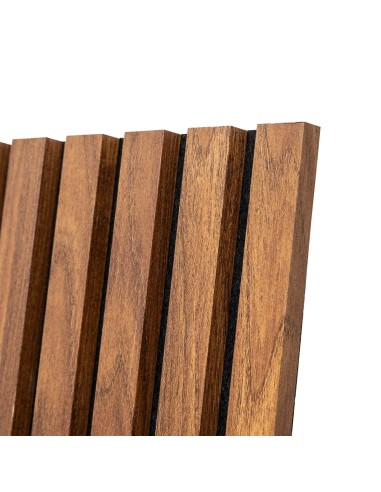 Lot De 4 Panneaux Mural Colva 120x60 Marron Tonka Atmosphera