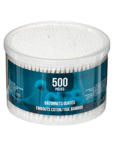 Set De 500 Bâtonnets Coton Tige Five