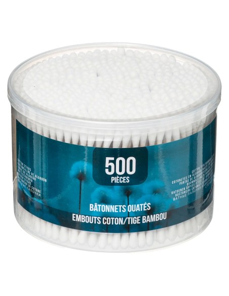 Set De 500 Bâtonnets Coton Tige Five