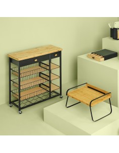 Porte Capsules Tiroir Nera Noir Five 2