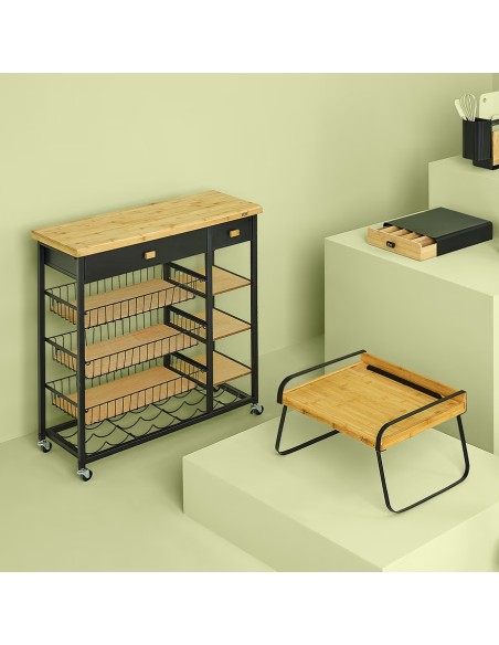 Porte Capsules Tiroir Nera Noir Five