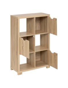 Étagère 6 Cases 3 Portes Bivoak Beige Five 2