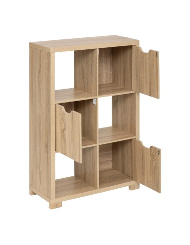Étagère 6 Cases 3 Portes Bivoak Beige Five