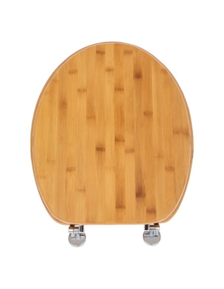Abattant WC En Bambou Marron Five