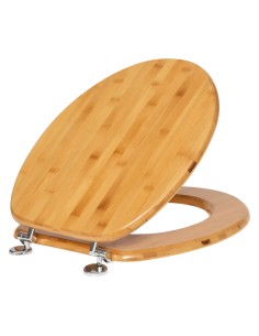 Abattant WC En Bambou Marron Five 2