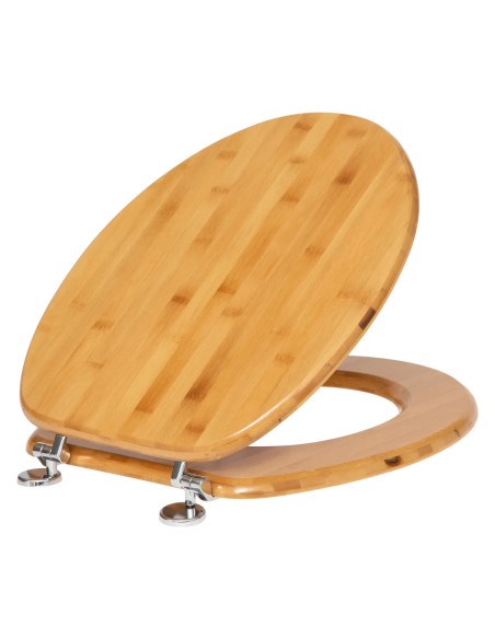 Abattant WC En Bambou Marron Five