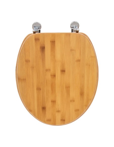 Abattant WC En Bambou Marron Five