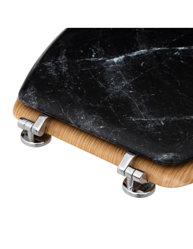 Abattant WC En Bois Léa Noir Five