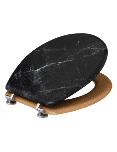 Abattant WC En Bois Léa Noir Five 2