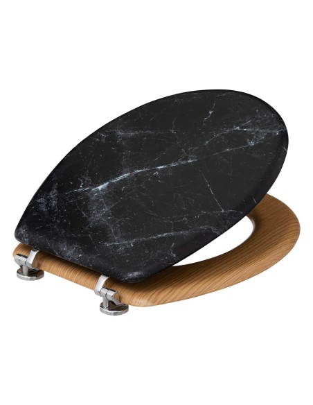 Abattant WC En Bois Léa Noir Five