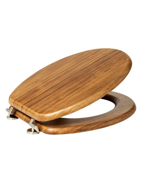 Abattant WC En Bois D'acacia Marron Five