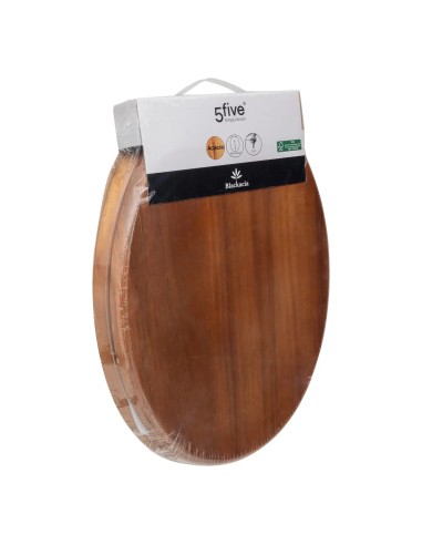 Abattant WC En Bois D'acacia Marron Five