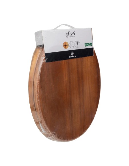Abattant WC En Bois D'acacia Marron Five