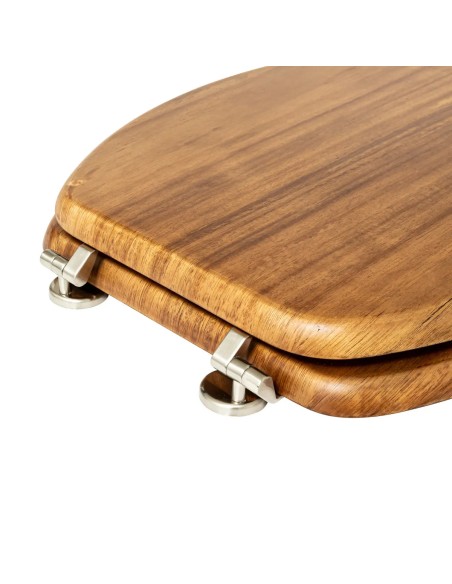 Abattant WC En Bois D'acacia Marron Five