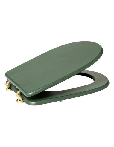 Abattant WC Duo En Bois Vert Foncé Five