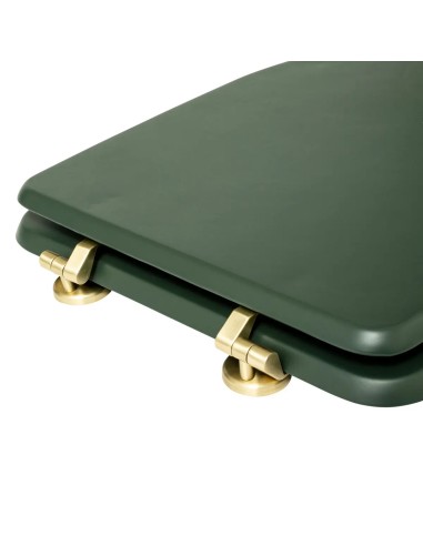 Abattant WC Duo En Bois Vert Foncé Five