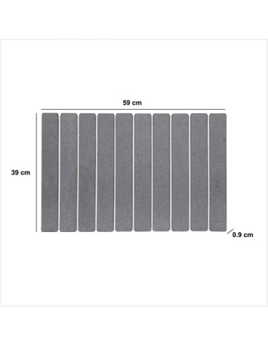 Caillebotis 59x39 Diatomite Gris Five