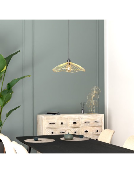 Suspension Galt D34 Doré Atmosphera