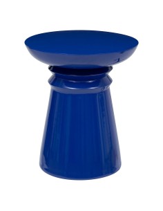 Table À Café Totem Jaya D38 Bleu Indigo Atmosphera