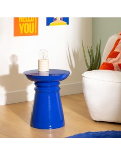 Table À Café Totem Jaya D38 Bleu Indigo Atmosphera 2