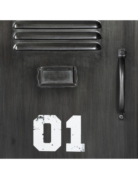 Buffet Bas 4 Portes Sevin Noir Atmosphera