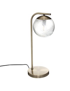 Lampe Droite Night H45 En Métal Doré Atmosphera