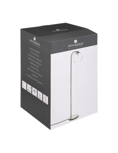 Lampadaire Droit Night H153 En Métal Doré Atmosphera