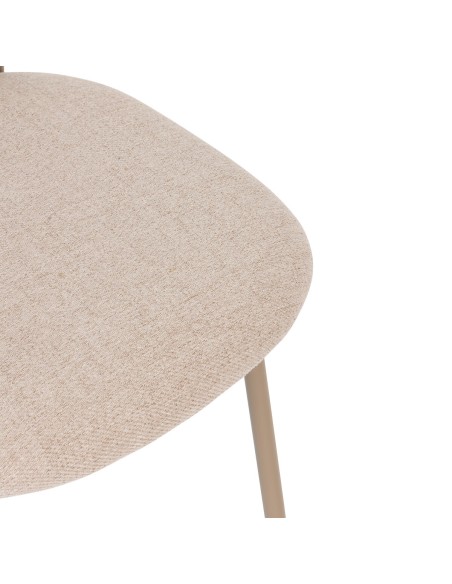 Lot De 4 Chaises De Table Kamili Beige Atmosphera