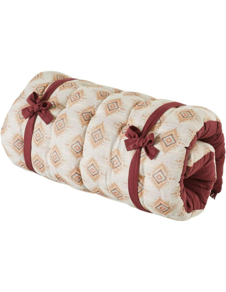 Matelas De Sol Jacquard Ikat 60x120 Beige Atmosphera