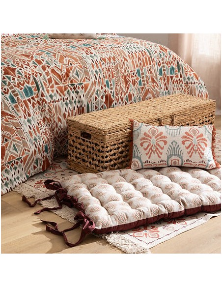 Matelas De Sol Jacquard Ikat 60x120 Beige Atmosphera