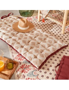 Matelas De Sol Jacquard Ikat 60x120 Beige Atmosphera 2