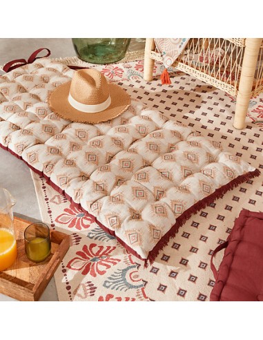 Matelas De Sol Jacquard Ikat 60x120 Beige Atmosphera