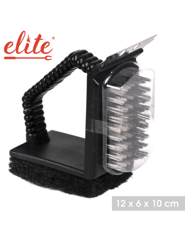 Brosse 3 En 1 Pour Grille De Barbecue Elite