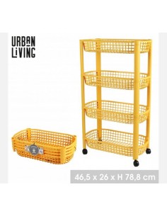 Desserte 4 Niveaux Liberty Jaune Five 2