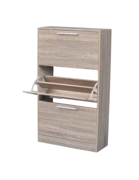 Range Chaussures 3 Tiroirs Pratik Beige Five