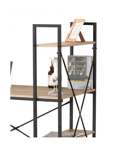 Bureau Avec Étagère 3 Niveaux Colorado Five