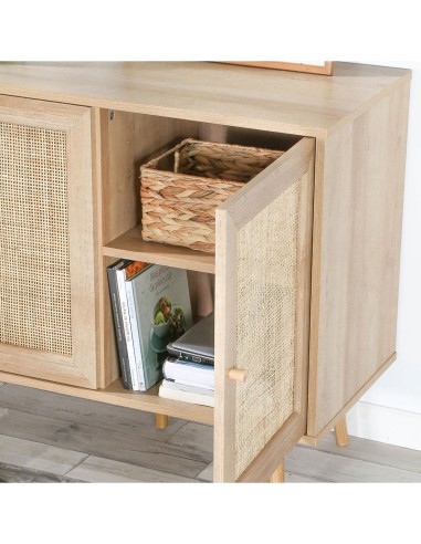 Buffet Avec 3 Portes Beige Atmosphera