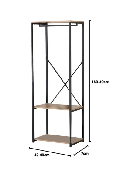 Penderie Avec 2 Étagères Colorado Five