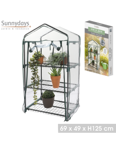 Serre De Jardin 3 Niveaux Avec Porte Five 2