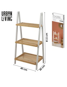 Étagère Pyramide 3 Niveaux Beige Atmosphera 2