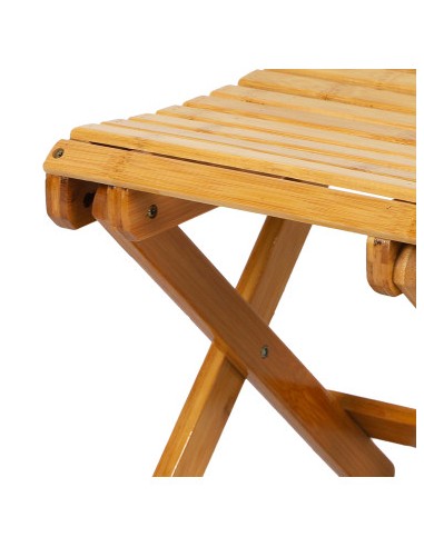 Tabouret Pliable En Bambou Atmosphera