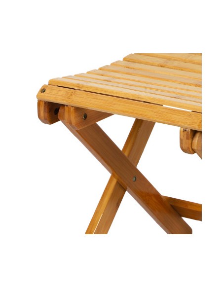 Tabouret Pliable En Bambou Atmosphera