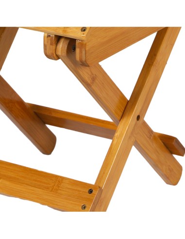 Tabouret Pliable En Bambou Atmosphera