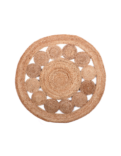 Tapis En Jute D90 Model 1 Naturel Atmosphera