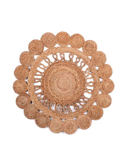 Tapis En Jute D90 Model 3 Naturel Atmosphera