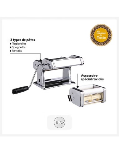 Machine À Pâtes 3 Pièces En Inox Five