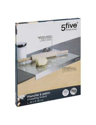 Planche À Pétrir 50x40 Inox Gris Five