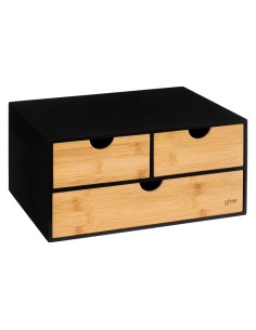 Tour De Rangement Bava En Bambou Noir Five