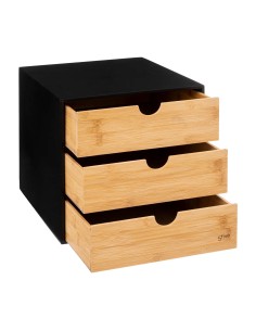 Tour De Rangement Haut Bava En Bambou Noir Five 2